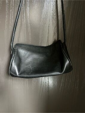 ARE Studio Leather Crossbody Navy